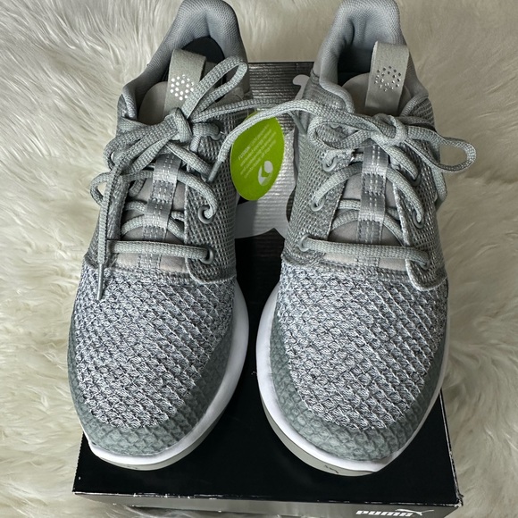 Puma Mens Size 8 Golf Shoes New Grip Fusion 191207-02Gray Spikeless Sneaker Nib - Picture 1 of 5